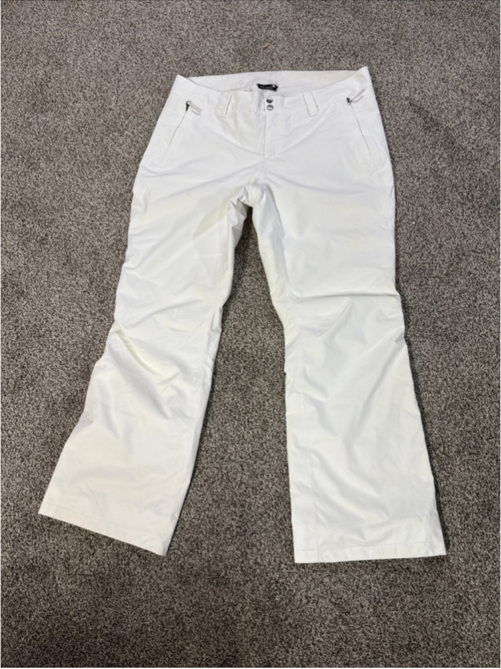 The North Face L79105 Womens White Sally Insulated Snow Pants Sized XL Reg D44